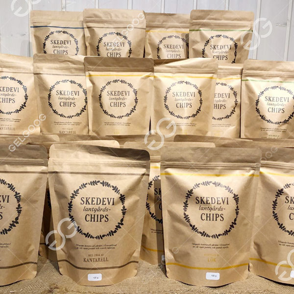 Chế biến khoai tây chiên đóng gói Thụy Điển Packed Sweden Potato Chips Processing