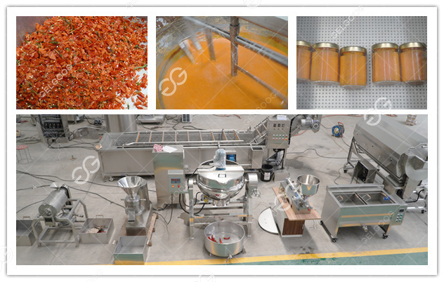 chế biến nước sốt ớt chili sauce processing