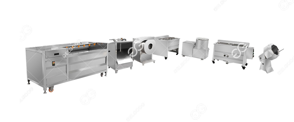 Dây chuyền sản xuất khoai tây chiên Dây chuyền sản xuất khoai tây chiên